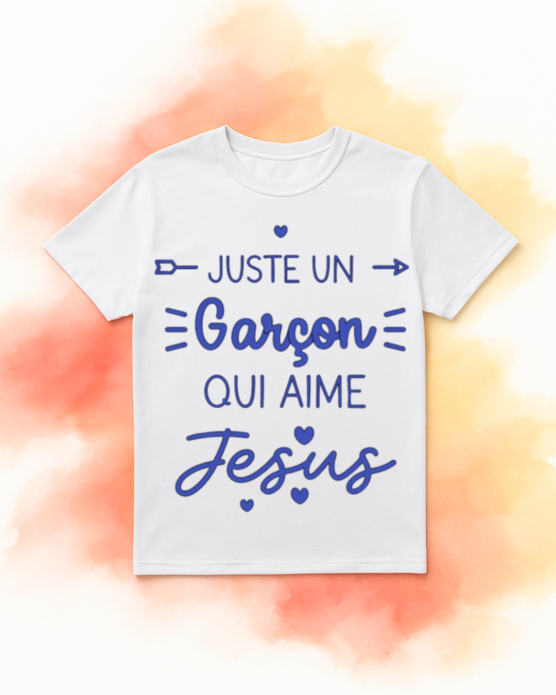 Tee-shirt enfant – “Juste une fille / un garçon qui aime Jésus”