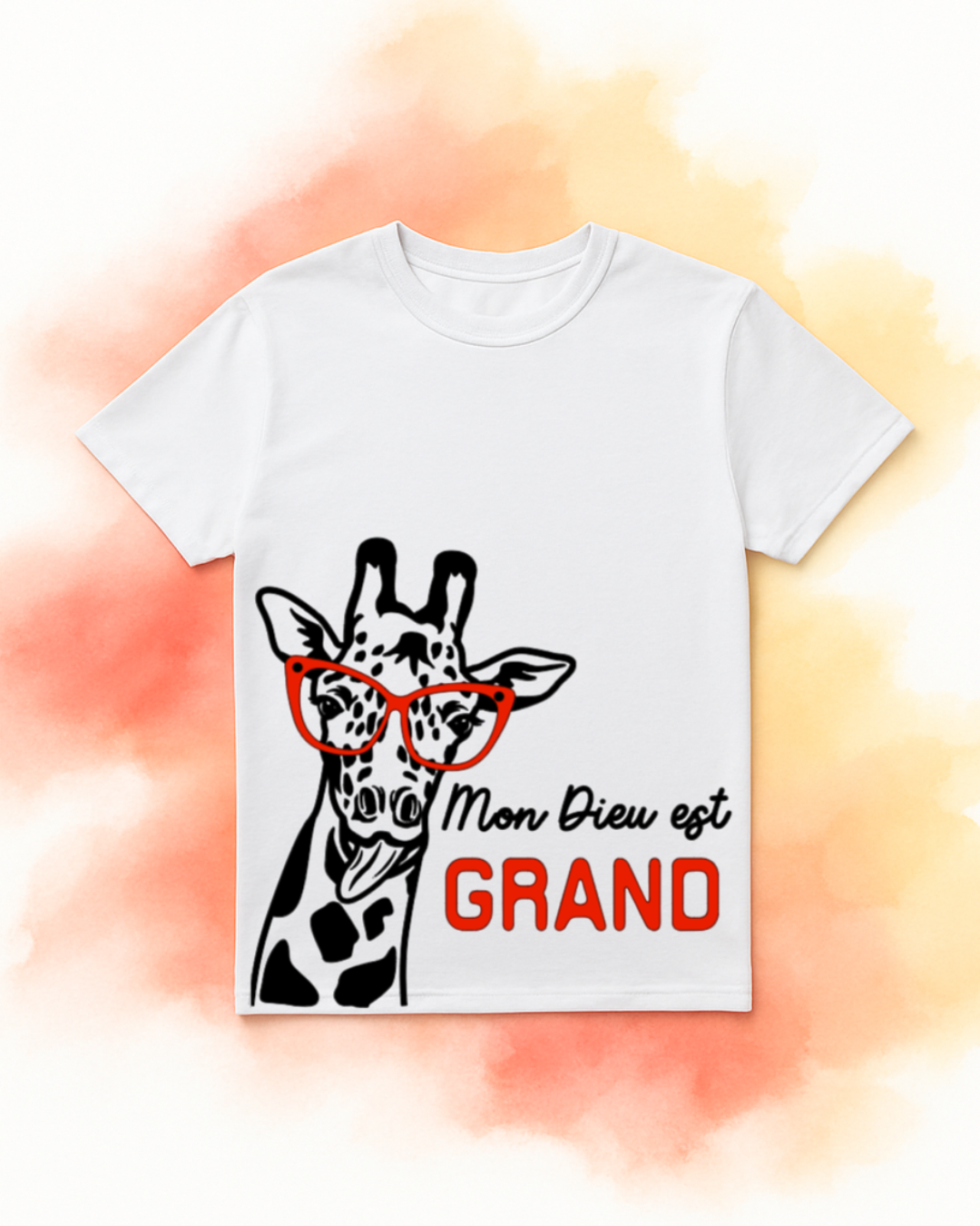 T-shirt enfant – "Mon Dieu est Grand"