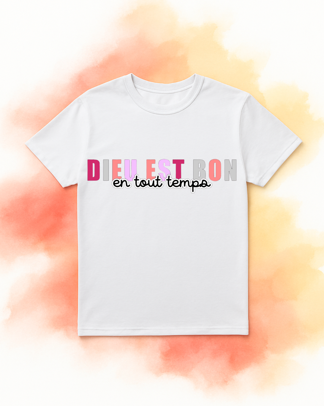 T-shirt femme – “Dieu est bon en tout temps”