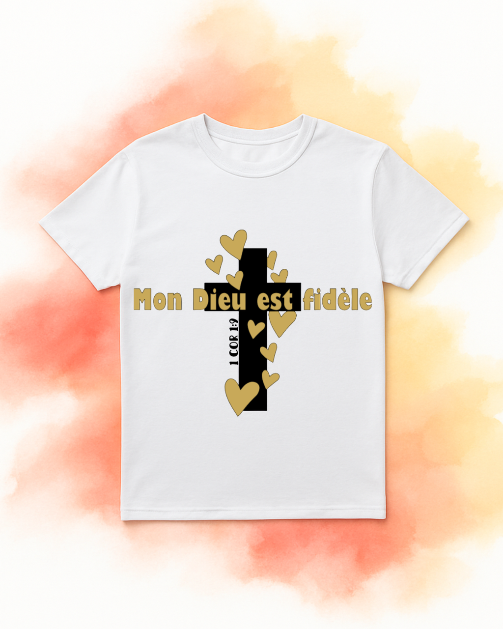 T-shirt Femme – Mon Dieu est fidèle (1 Corinthiens 1:9)