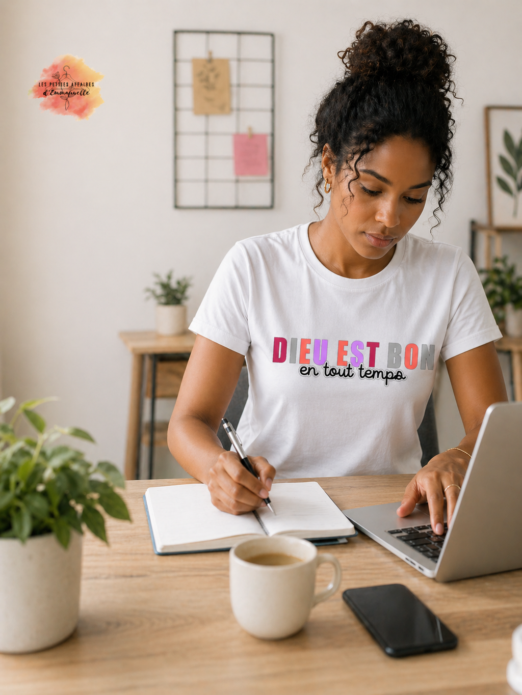 T-shirt femme – “Dieu est bon en tout temps”