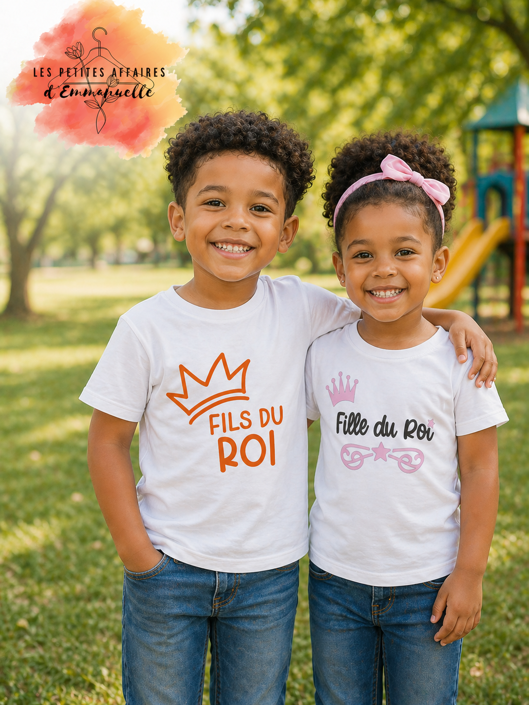 T-shirts enfants – "Fils du Roi" & "Fille du Roi"