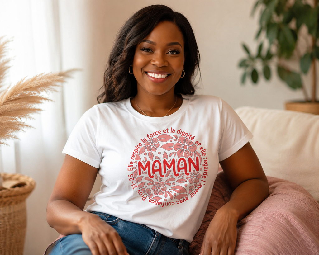 T-shirt "MAMAN" – Édition Fête des Mères