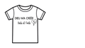T-shirt femme – "Dieu m'a créée belle et forte"