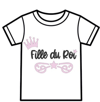 T-shirts enfants – "Fils du Roi" & "Fille du Roi"